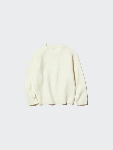 Uniqlo - Soufflé Yarn Jumper - Off White - 3-4 Years (110cm)