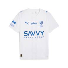 PUMA Al-Hilal SFC 25/26 Away Jersey Men, Sport, White/Blue Intense, XL