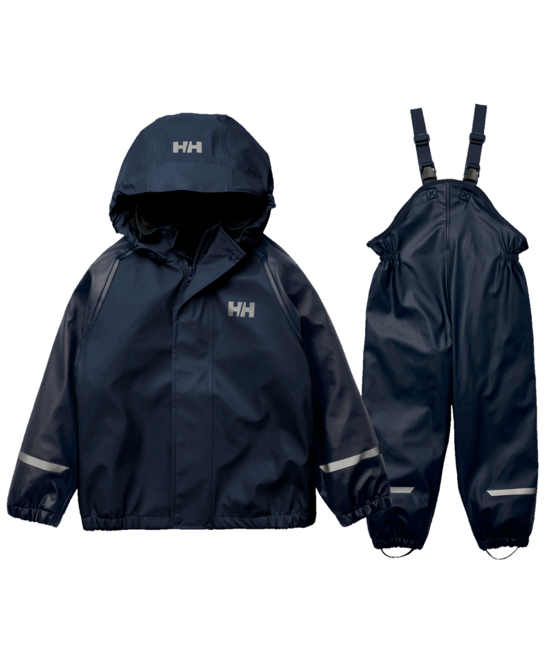 Helly Hansen Kids’ Bergen Fleece-Lined Rain Set 2.0 Regnsæt Børn - Navy - Navy / 86 cm / 1 år