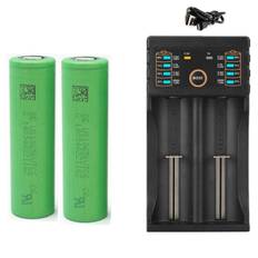18650 Lithium Batterilader Lommelygte 18650 Genopladelig Batteri VTC6 3000MAh Batteri + USB-lader