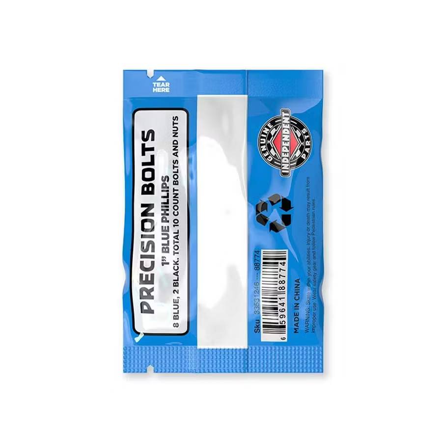 Independent 1'' Blue Skateboard hardware Phillips