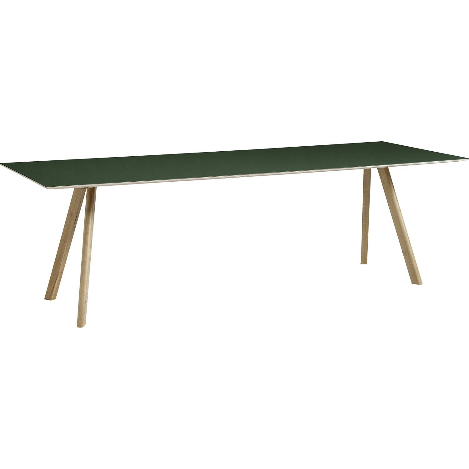 Hay Cph 30 Bord 90x250x74 Cm Vattenbaserad Lackad Ek/grön - Matbord & Barbord Linoleum Grön - AE827-A538-AR09