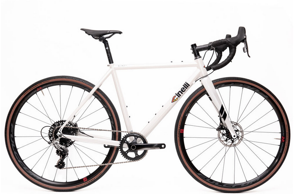 Cinelli Nemo Gravel 2025 - Shimano Ultegra 2x11sp - Fulcrum Rapid Red 500 - 018 / L / Glossy Pearl White / Black Decal