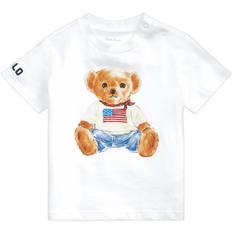 Polo Ralph Lauren 26/1 Jerseybear Tee-tp-tsh Stl. 6M / 6-9 mdr unisex - Kortärmade T-shirts Från Magasin - Hvid (6M / 6-9 mdr)