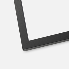 Ram Trendy Akrylglas Svart 30x42 cm