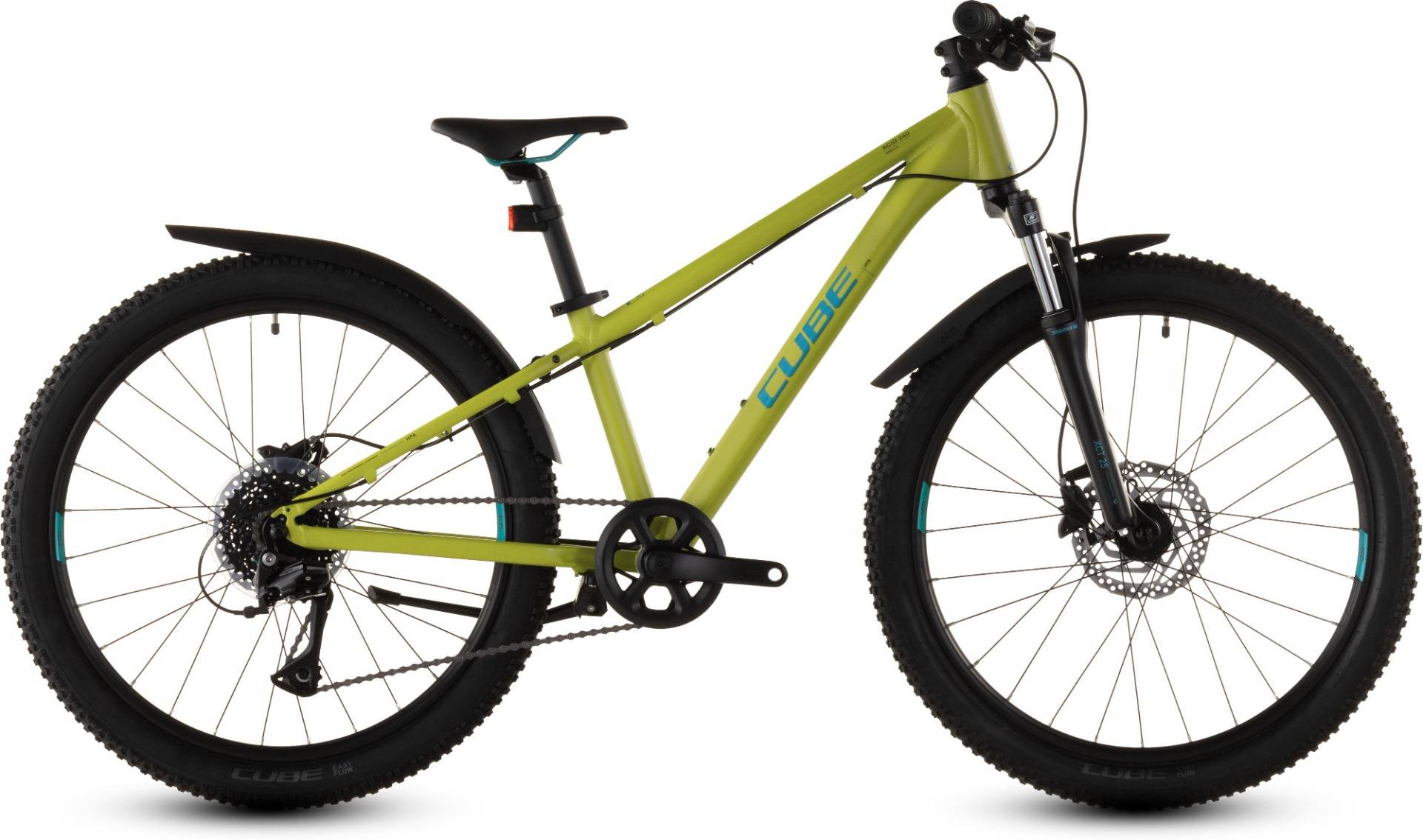 Cube Acid 240 Disc Fe Lizard´n´ - Drengecykel - Grøn.