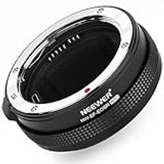 NEEWER EF till RF monteringsadapter autofokus objektivhållare adapter med kontrollring kompatibel med Canon EF/EF-S objektiv EOS R Ra RP R6 R5 R3 R7 R10 R8 R50 kamera, max. 2 kg, NW-EF -EOSR ARC