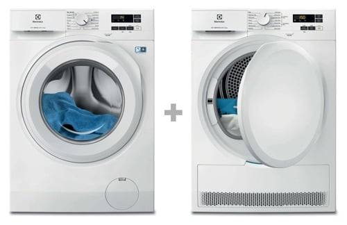 Electrolux Efi611w84w + Edi610w83w Pakketilbud - Vaskemaskine Og Tørretumbler Farve: Hvid