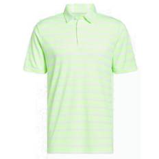 Adidas TWO-COLOR STRIPED POLO SHIRT - Lucid Lemon / White