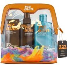 Piz Buin Travel Bag - Face Cream SPF50, Tan Oil Spray SPF30, Aftersun Lotion 50 ml + 150 ml + 200 ml