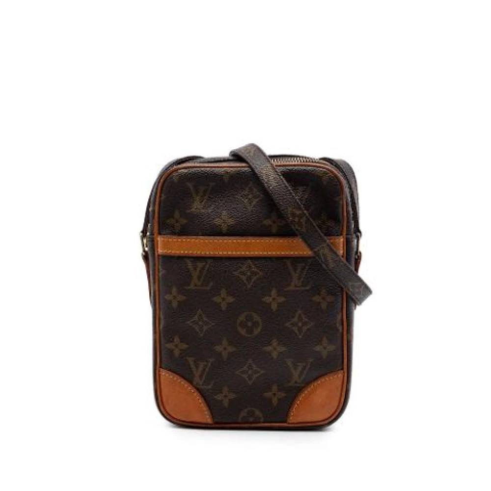 Louis Vuitton Vintage Pre-owned Danube Cross Body Bag - Vintage - Dame - Brun - ONE SIZE - Uld