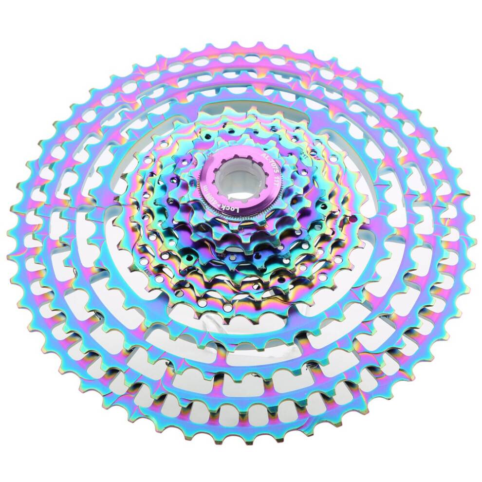 Avanceret 11-speed MTB-kassette, præcis og hurtig positionering til 11-52T drivlinjer, 11-speed 11-52T hult design, oxidationsbestandigt slid