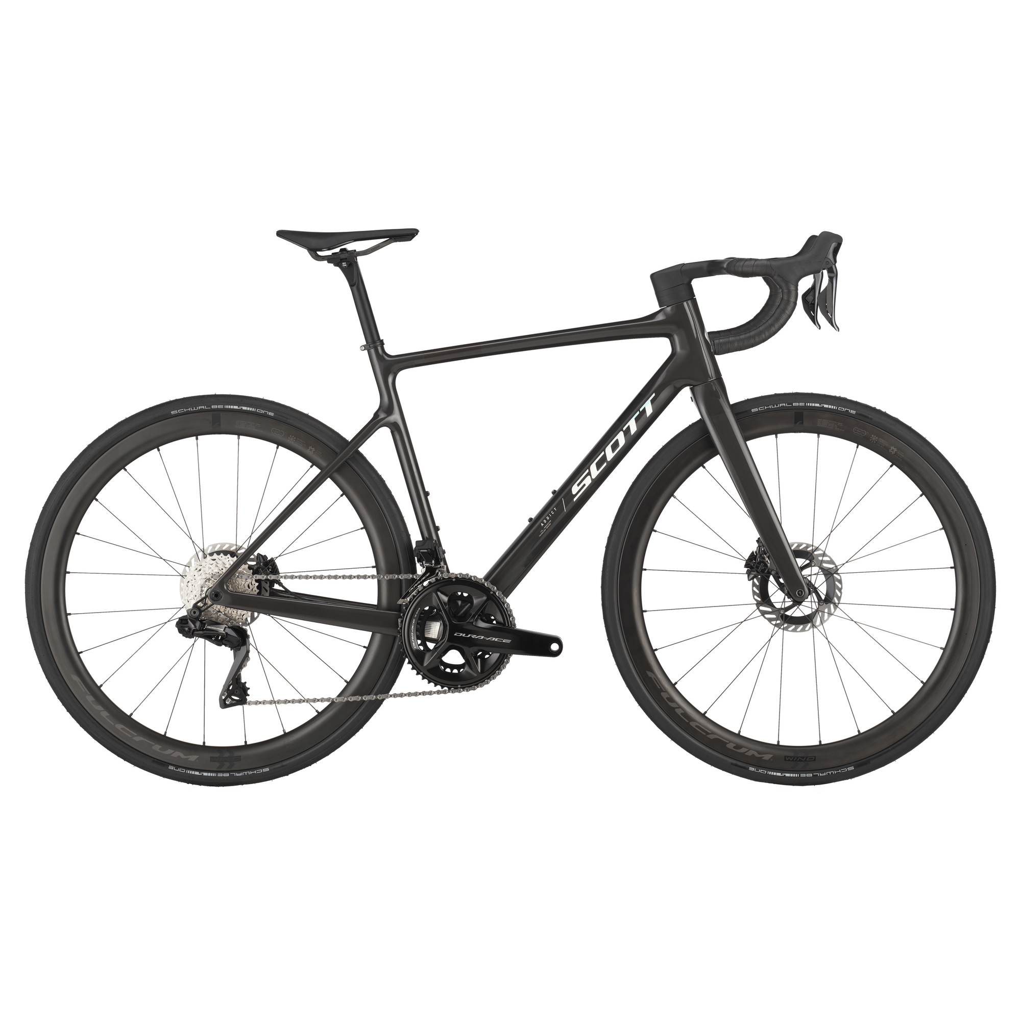 Scott Addict 10 2025 - Shimano Dura-Ace R9270 Di2 2x12sp - Fulcrum WIND 42 DB Carbon - 070 / XS / carbon black