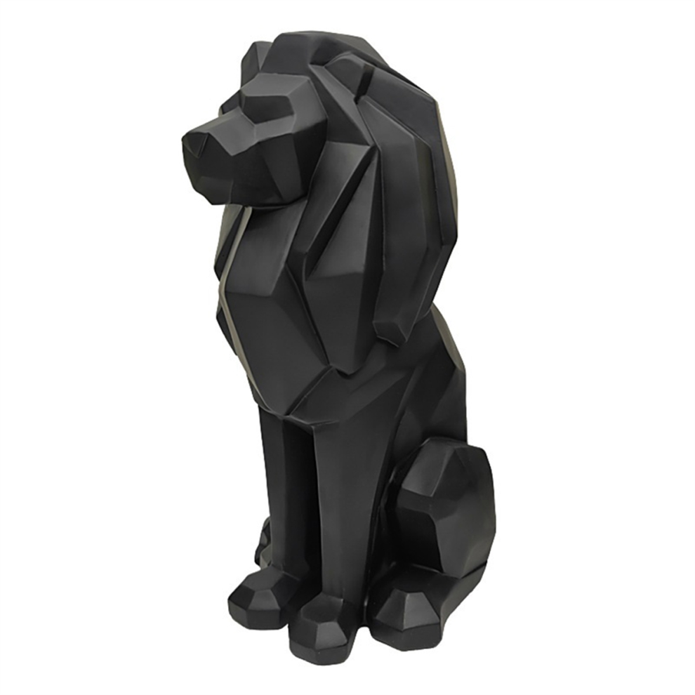 Løvestatue Dekoration - Gaver til mænd Geometrisk Stilfuld Skulptur Figur