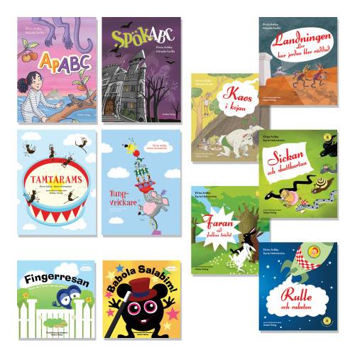 Språkstimulerande bokpaket 3-8 år (bok, kartonnage)