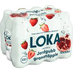Mineralv. Loka Jordgubb 33cl i