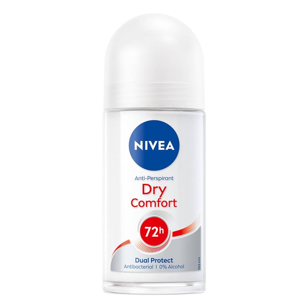 Roll-on Deodorant Nivea Dry Comfort, alkoholfri, 50 ml