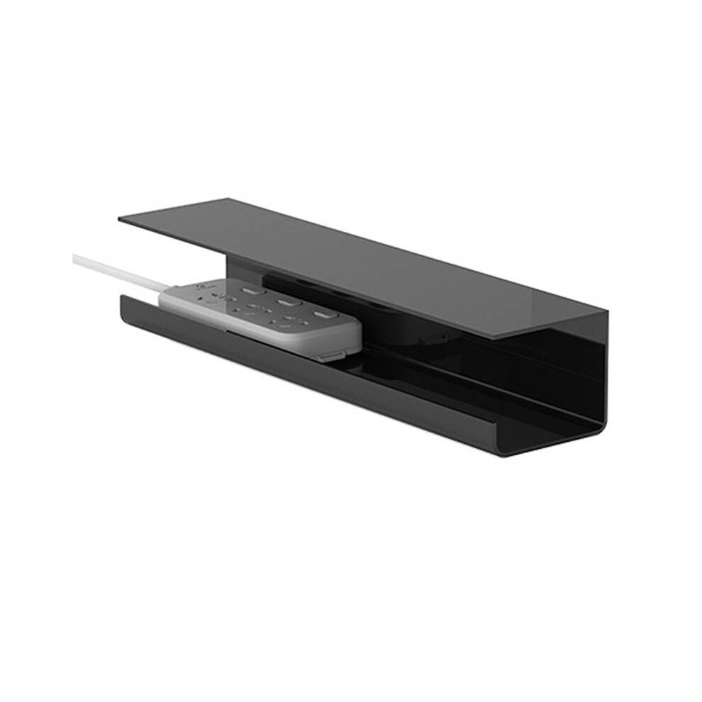 Under Table Cable Organizer Punch-Free Wire Organizer Under Desk Cable Management Tra Holder Easy Installation