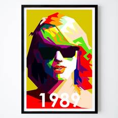 USA Poster: Taylor Swift 1989 Popkonst WPAP av Artkreator