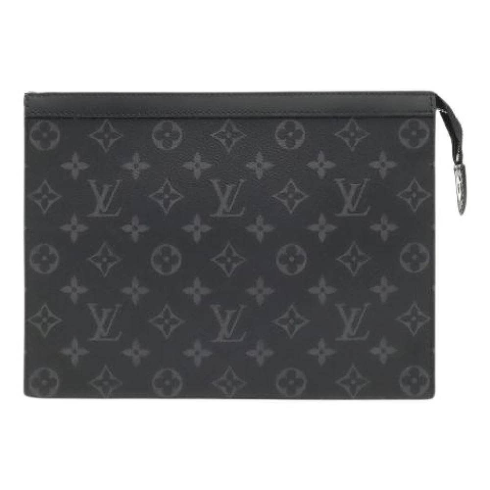 Louis Vuitton Vintage Pre-owned Vintage Clutch - Vintage - Herre - Sort - ONE SIZE - Uld