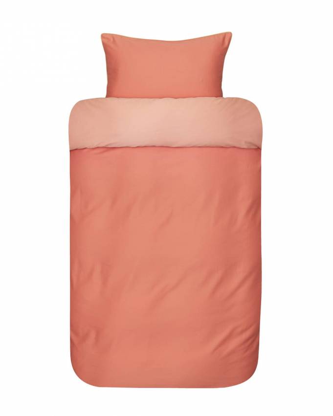 Hoie Påslakanset Oslo Satin Coral