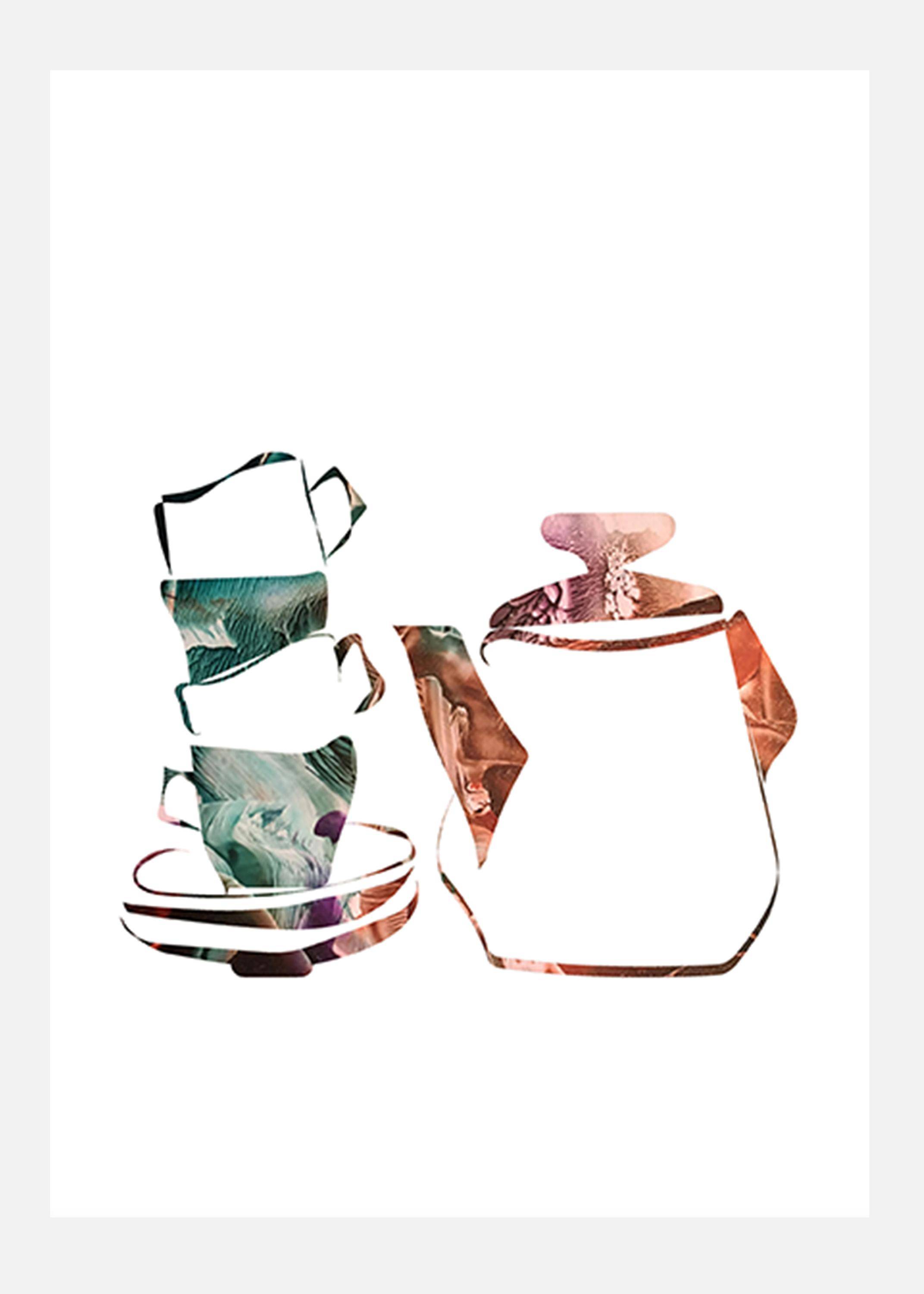 Coffee Sunset Canvastavla (70x100 cm)
