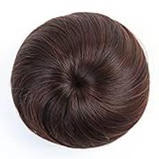 Mänskligt hår smutsiga bullar Bullar Syntetiska Chignon-hårstycken for kvinnor Gril Lady Syntetfiberhårförlängning Chignon Munkbulle Peruk Hårstycke Updo Clip in Balett Bulle hårstycke (Color : 2-33