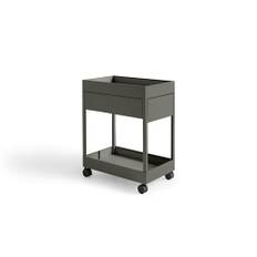 HAY New Order Trolley/A1 Drawer And Tray Top incl. Lock 34x68 cm - Army