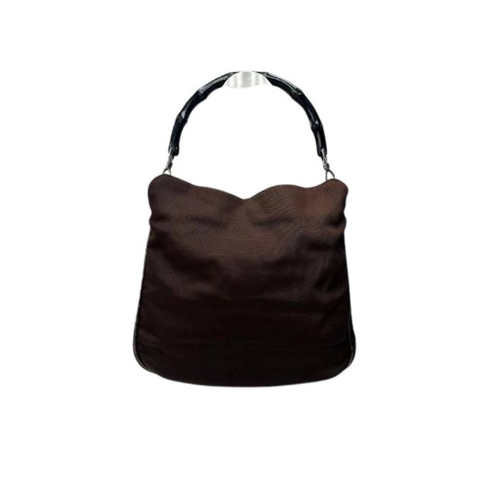Gucci Vintage Pre-owned Laeder gucci-tasker - Vintage - Dame - Brun - ONE SIZE - Tyl