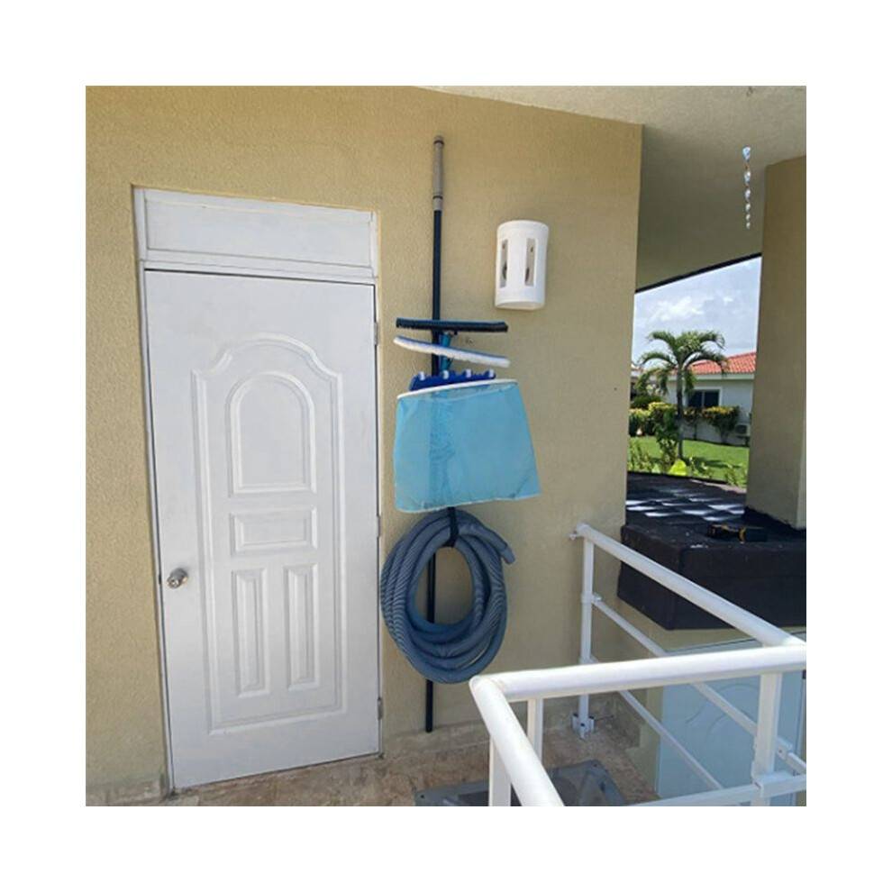 Multi-Purpose Hook Portable Vacuum Hoses Leaf Rakes Pool Tool Organizer Swimming Pool Cleaning Accessories