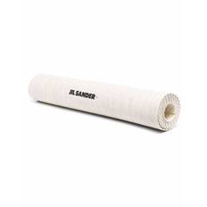 Jil Sander - yogamatta med logotyp - herr - gummi/jute - one size - Neutral