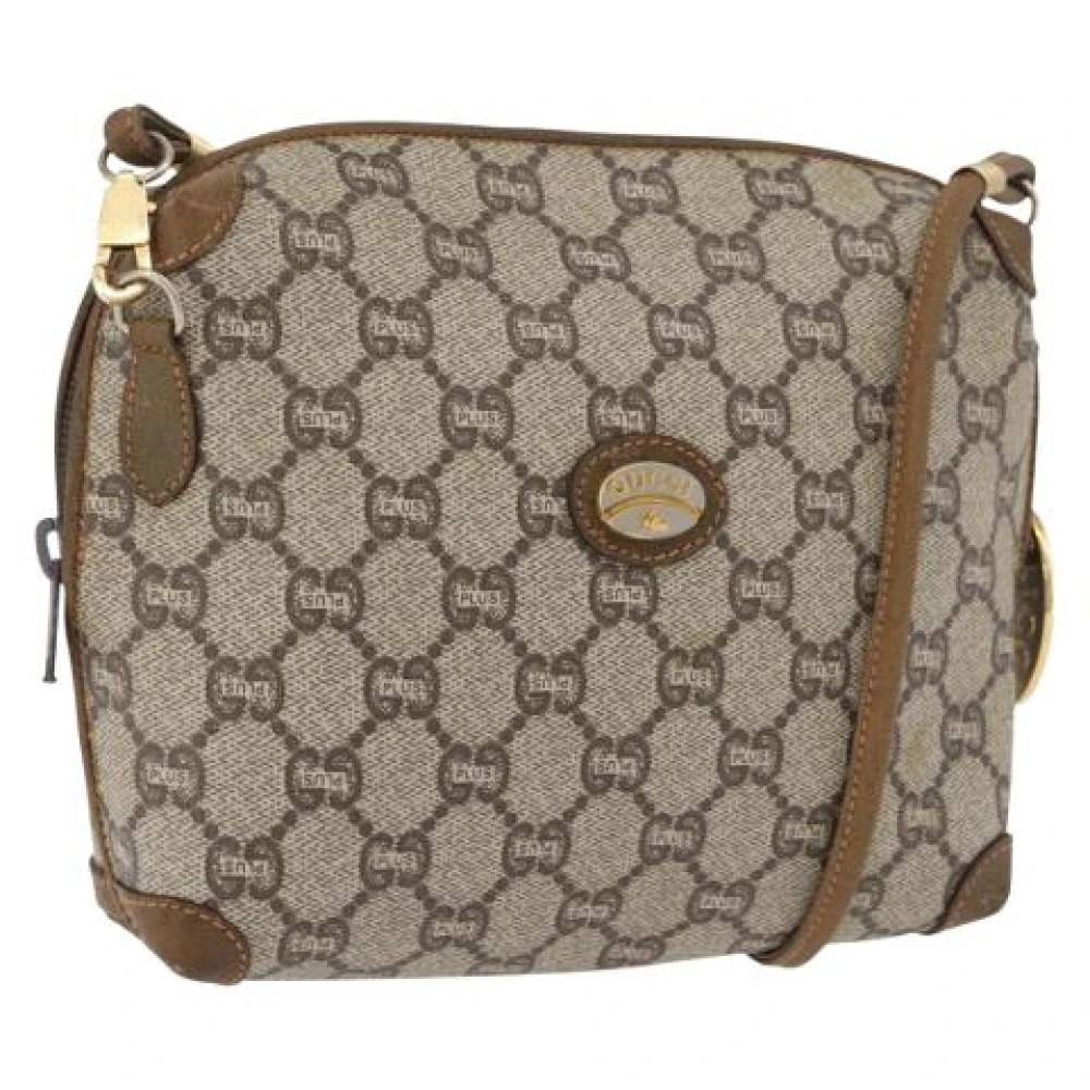 Gucci Vintage Pre-owned Vintage Skuldertaske - Vintage - Dame - Beige - ONE SIZE - Uld