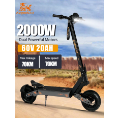 kukirin G4 2000w 60v 20ah electric scooter11 inch road tyres top speed 70km/h led display foldable
