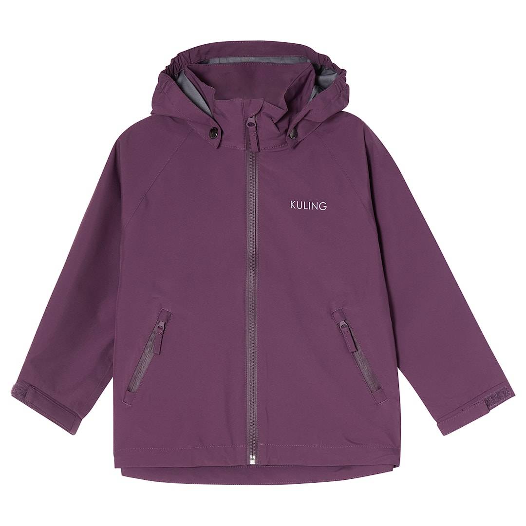 Kuling Silkeborg Regnjakke Med God Åndbarhed Grape Purple Grape Purple-110/116 cm Lilla 110/116 cm Drenge, Piger