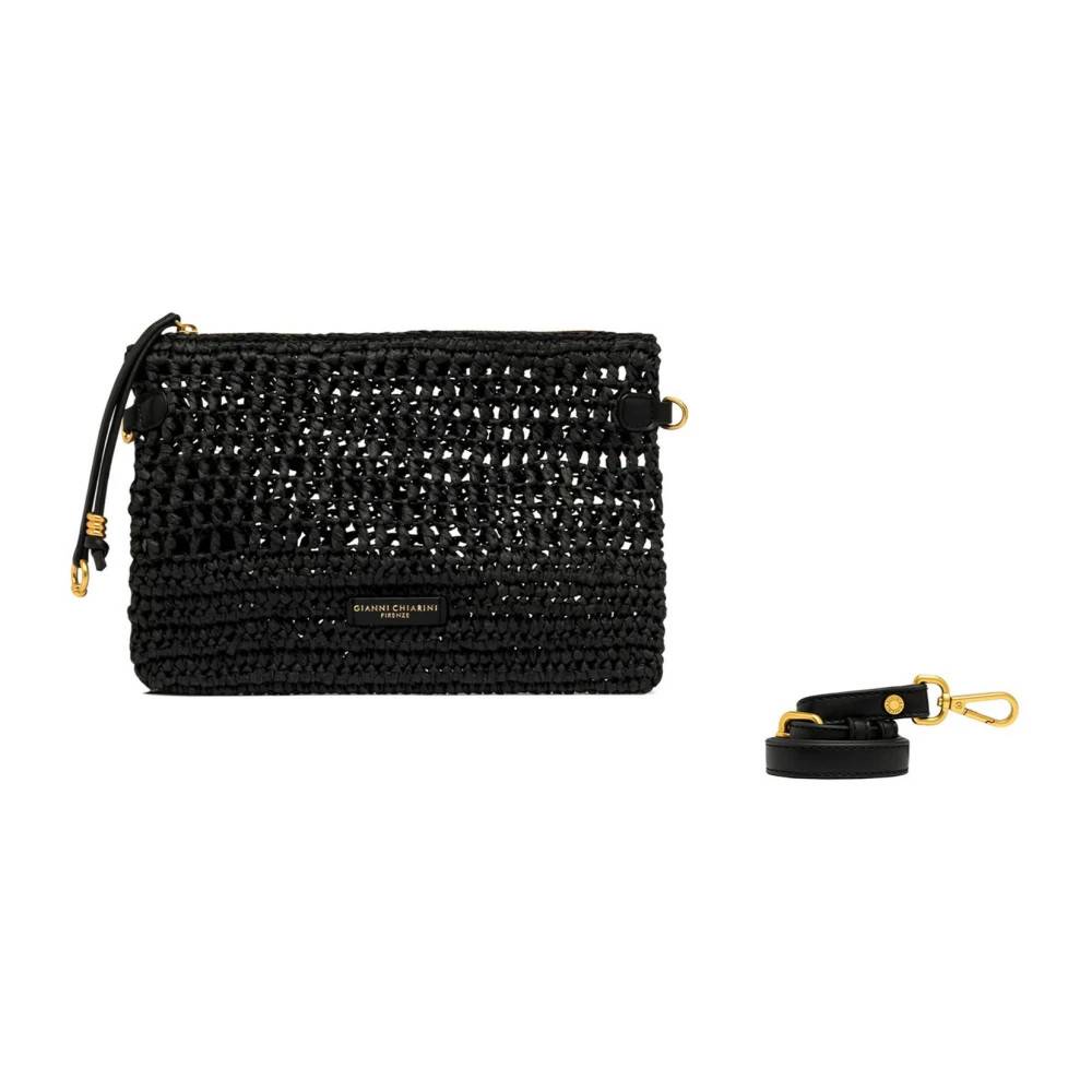 Gianni Chiarini Nefeli Pouch Taske - Tasker - Dame - Sort - ONE SIZE - Uld