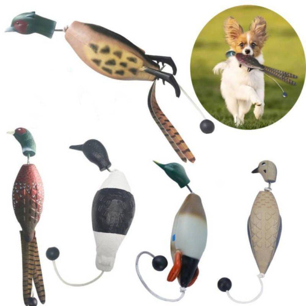 Bite Resistant Dog Training Toys For Training Dogs Mallard Duck Decoy Dog Chew Toy Relaxing Artificial Duck Bird Fetch Toy
