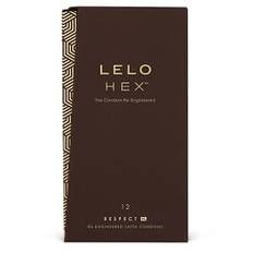 Lelo Hex Condoms Respect Xl 12 Pack