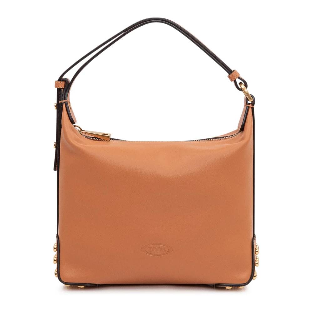 Tod's Mini Taske med Nitter - Tasker - Dame - Beige - ONE SIZE - Uld