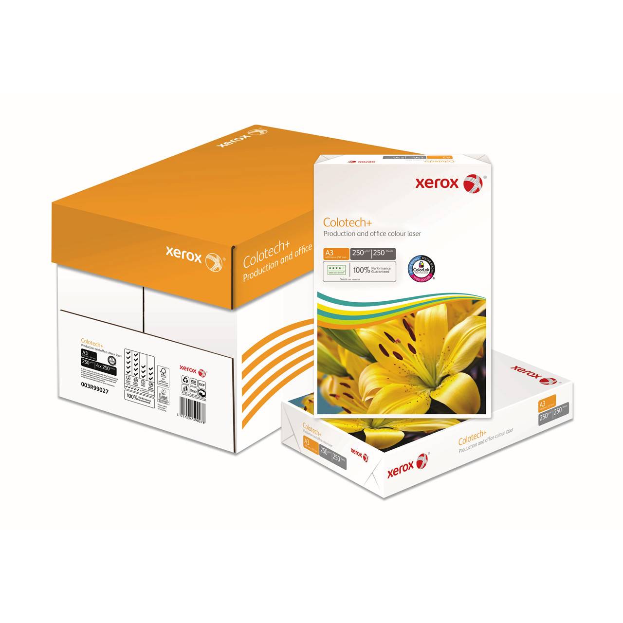 Printerpapir - Xerox Colotech+ - A4 - Ekstra hvid - 250 ark.