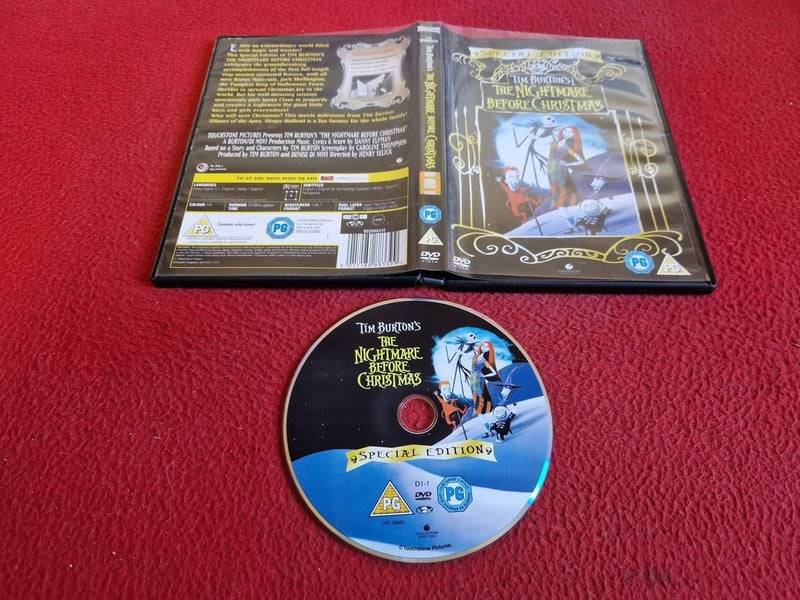 THE NIGHTMARE BEFORE CHRISTMAS DVD