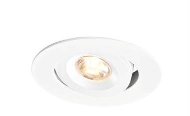 Maxel Vega 1 Led Vit 1.2W 3000K Downlight Ställbar 30Gr IP21
