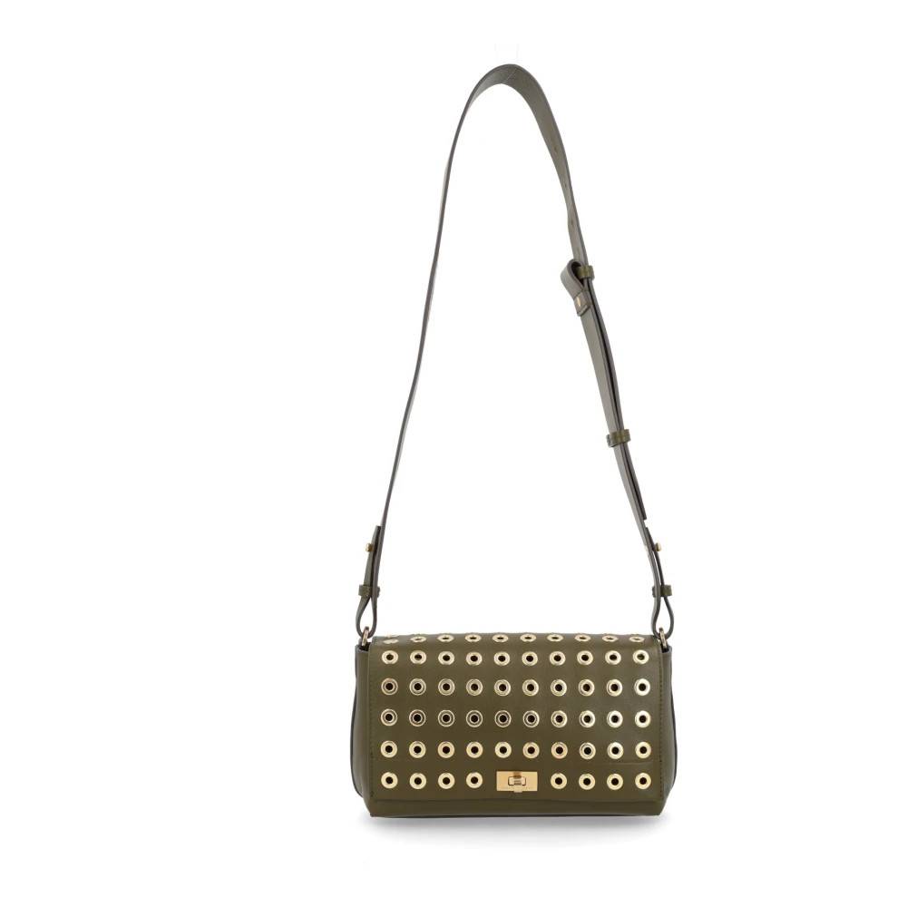 Anya Hindmarch Mortimer Crossbody Eyelet - Tasker - Dame - Grøn - ONE SIZE - Læder