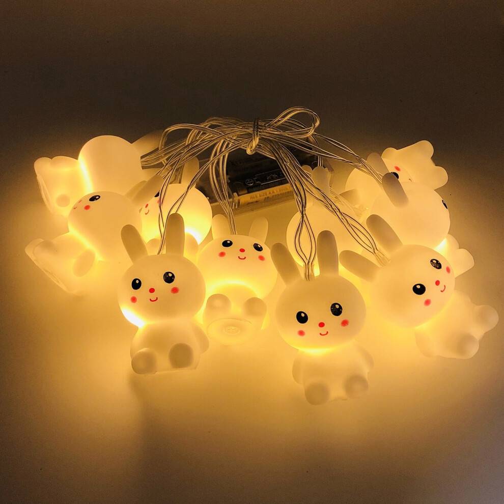 LED-påskhareljusslinga inomhus utomhus 3 meter