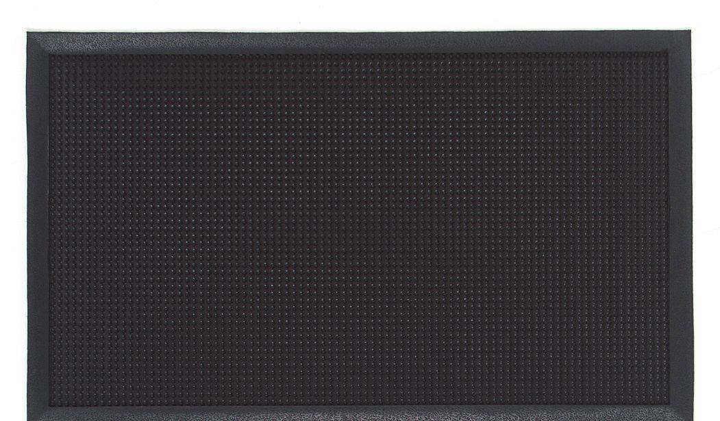 Dörrmatta Pinmat - 46 x 70 cm - Svart - Lättstädad (46 x 70 cm)