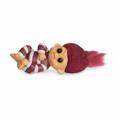 Lykketrold Drilletrold Sif - H 10 cm - Special keramik - Rød