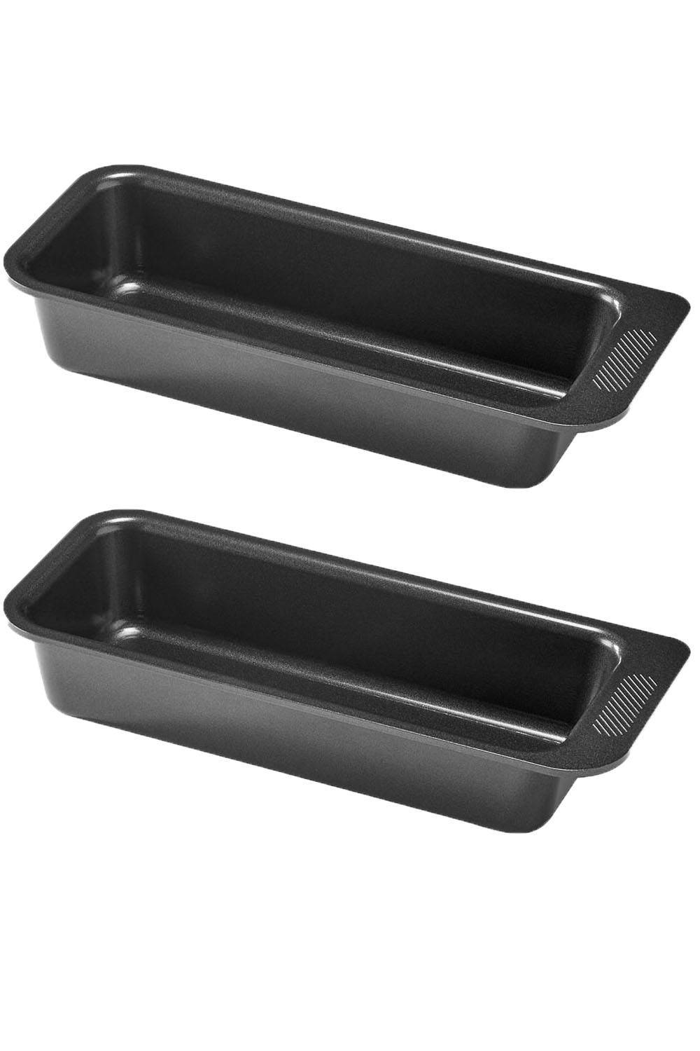 Set of 2 Pyrex Magic Loaf Pan, 26cm in Black - One Size