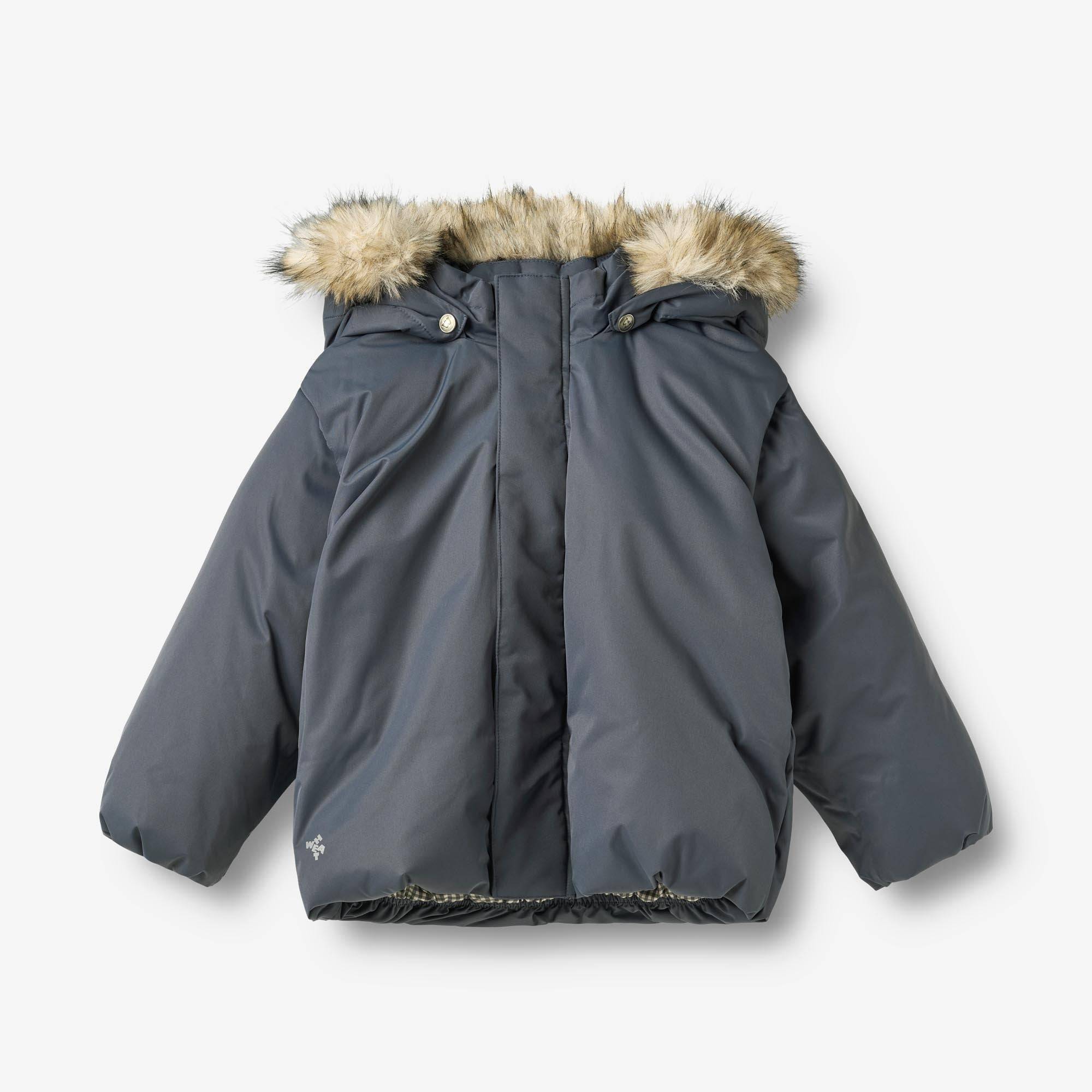 WHEAT® - Pufferjakke Blaest - greyblue - Str 140
