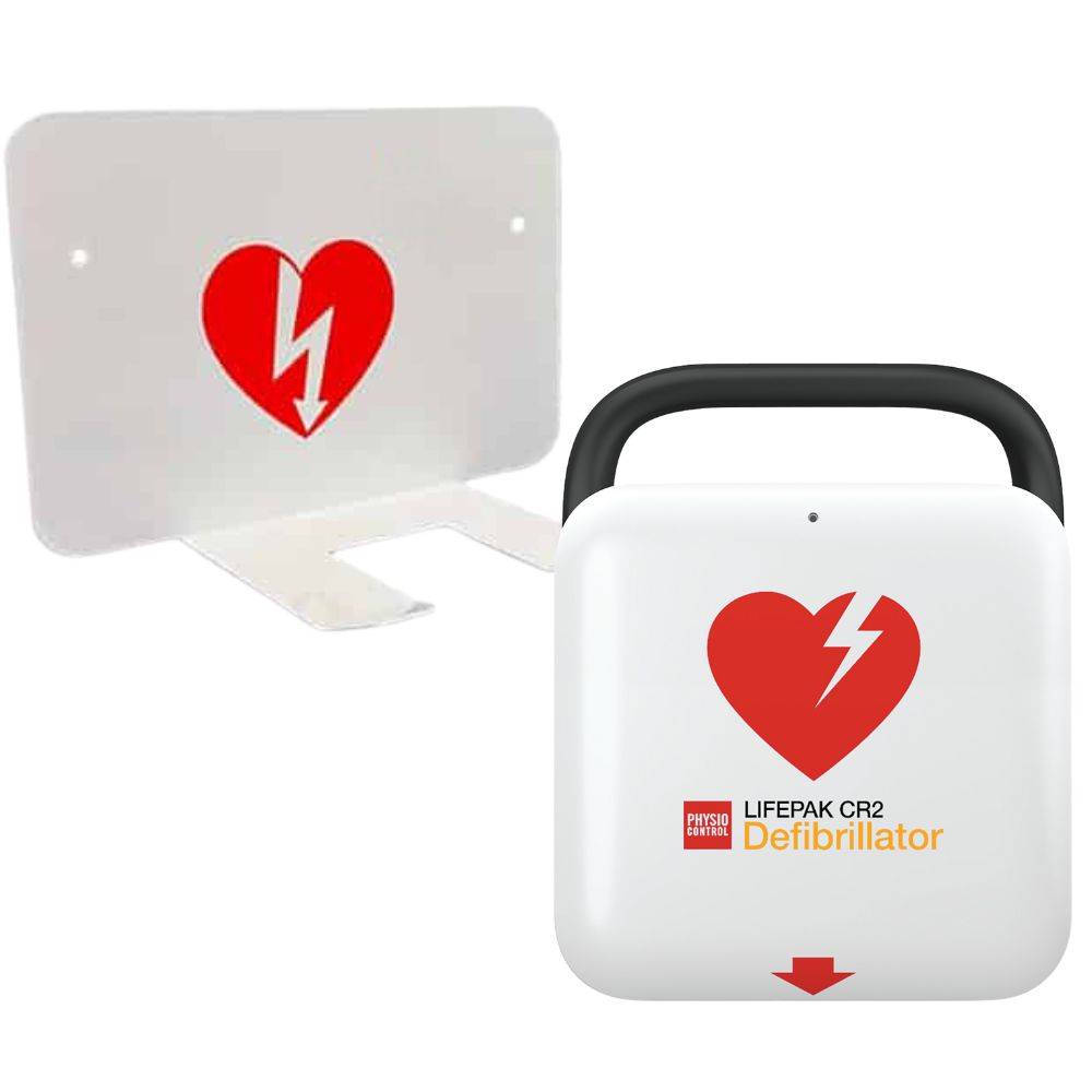 LIFEPAK CR2 Wi-Fi med väggfäste