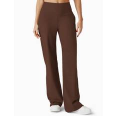 Beyond Yoga Women's Spacedye Laid Back Wide Leg Pant - Bold Mocha Heather - XL - Brown