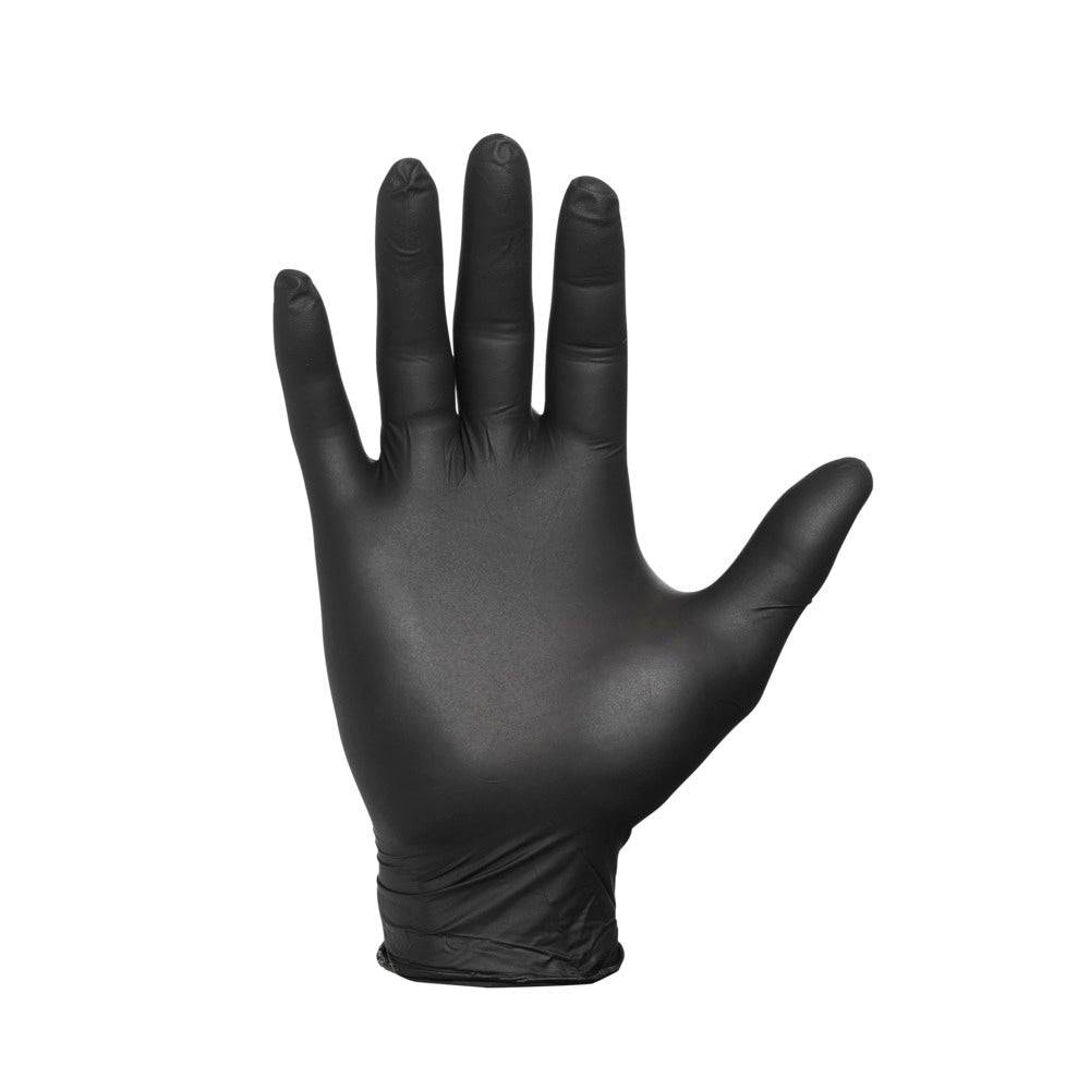 Worksafe Black Nitril Engangshandske Sort, Pudderfri (100 stk.) - Sort / Str. 8 / Medium | Handsker | Handsker | sort